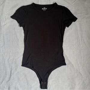 Hollister Black Slim Tee Bodysuit